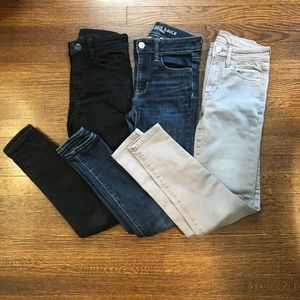 Bundle of 3 pairs of skinny jeans